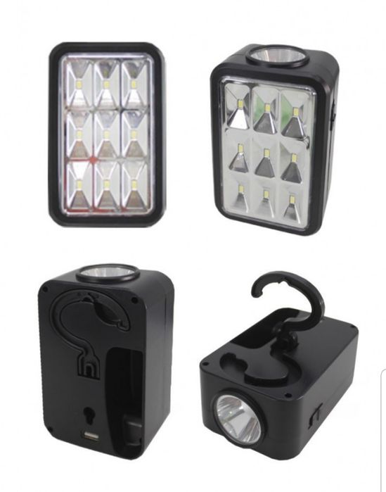 Kit solar portabil GD 8058 cu lanterna