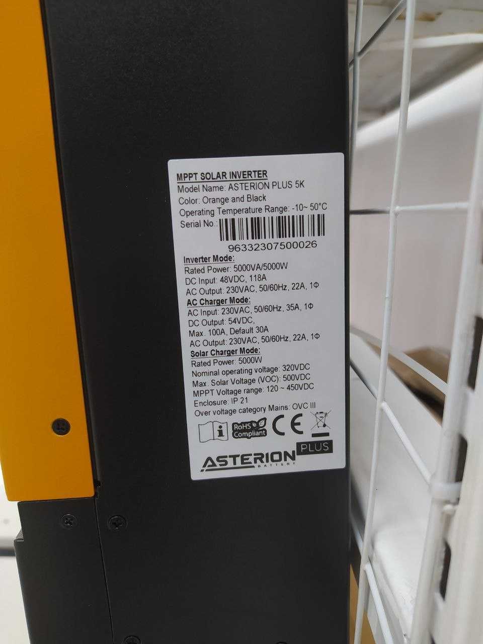 инверто Off-grid Asterion Smartwatt Plus 5K