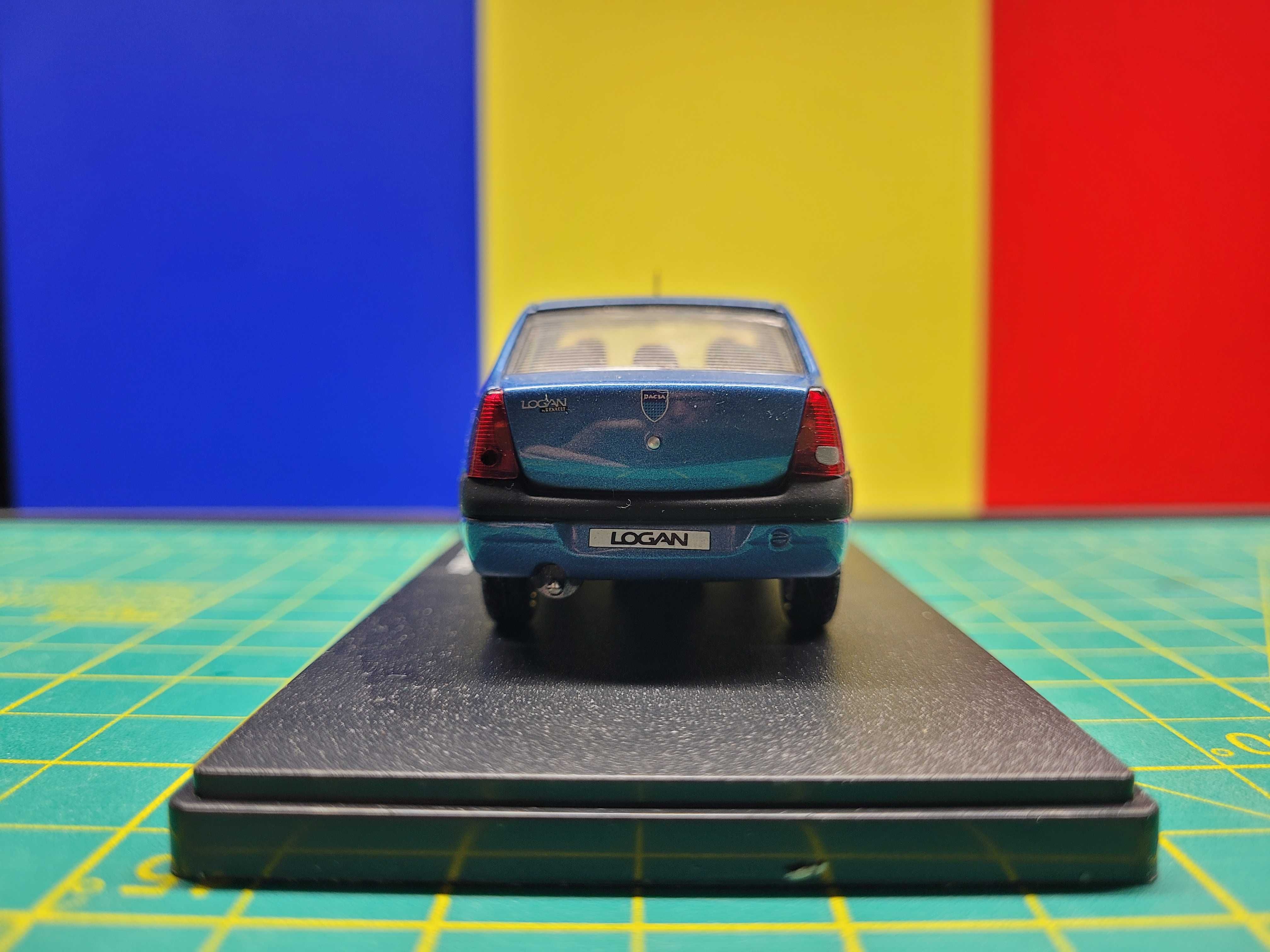 Macheta Dacia Logan Bleu Azur, scara: 1/43