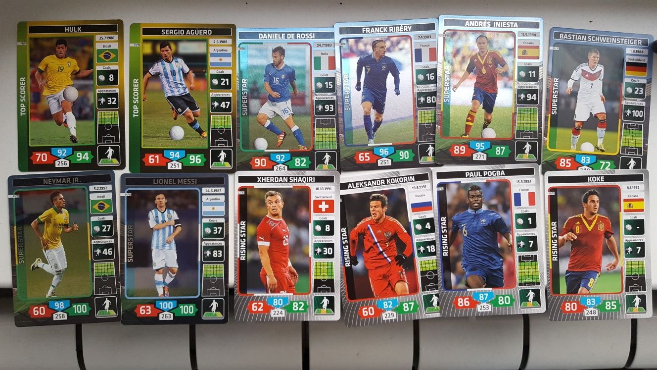 Cartonase Topps / Panini vedete