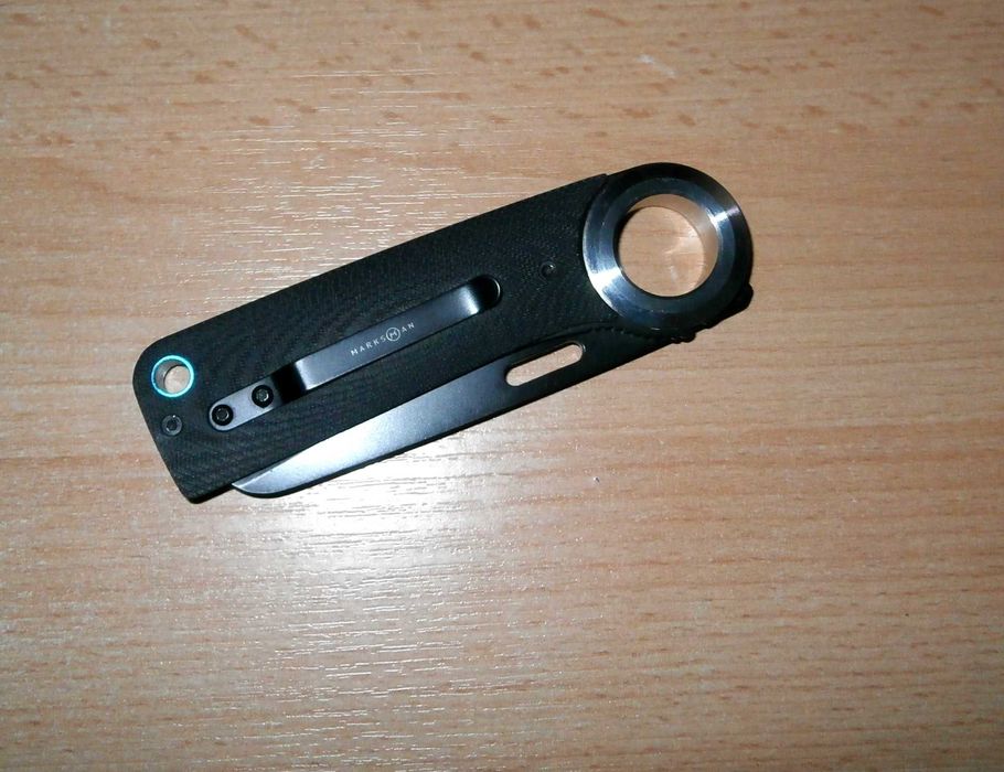 Briceag EDC Marksman Cobalt Folding Knife (G10 si otel carbon 420)