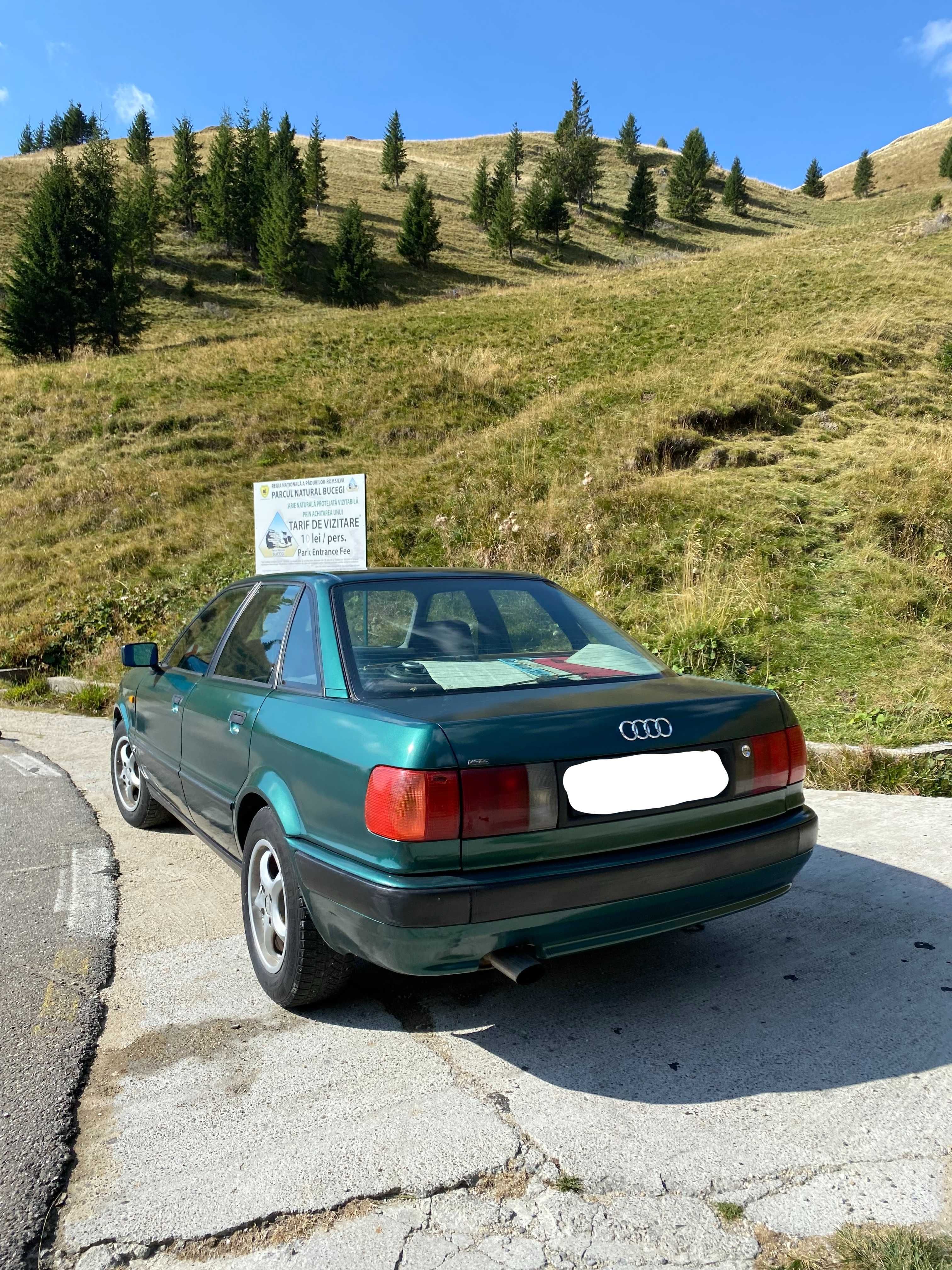 Proprietar 8 ani - Audi 80 Verde, 2.0 Benzina, Inmatriculat