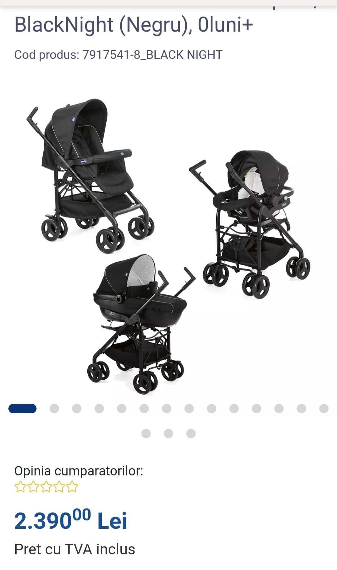 Carucior 3 in 1 Chicco Trio Sprint