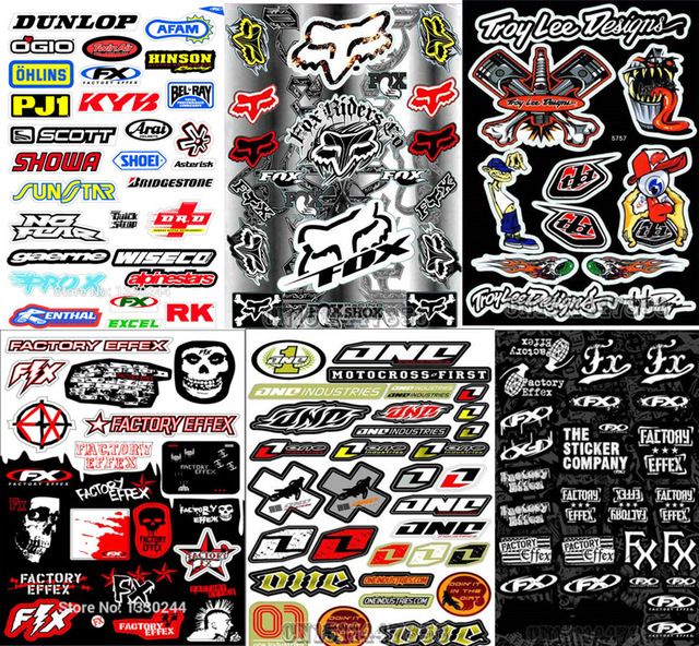 Stikere Moto Atv Enduro Cross Utv Sponsori Autocolante Abtibilde