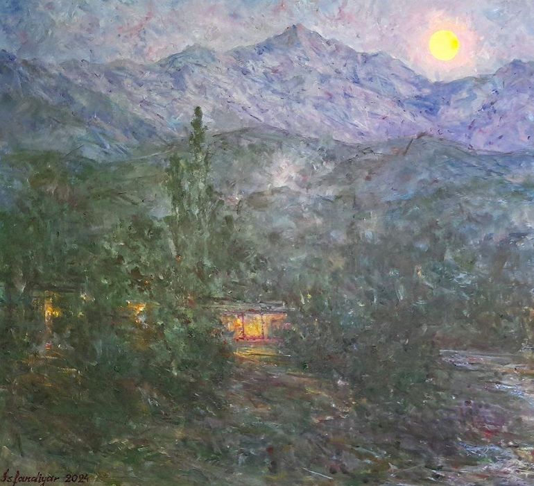 Исфандияр Хайдаров картинки. Isfandiyor Haydarov rasmlari.