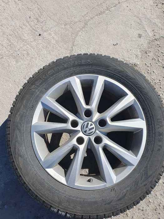 4 броя 255/55/18 Зимни Гуми с джанти 18" 5x130 за Touareg, Q7,cayenne