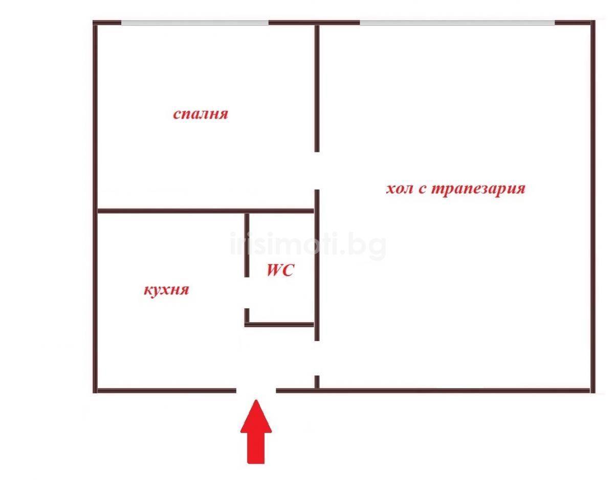 Продава двустаен, €125000, 45кв.м. в Люлин 1