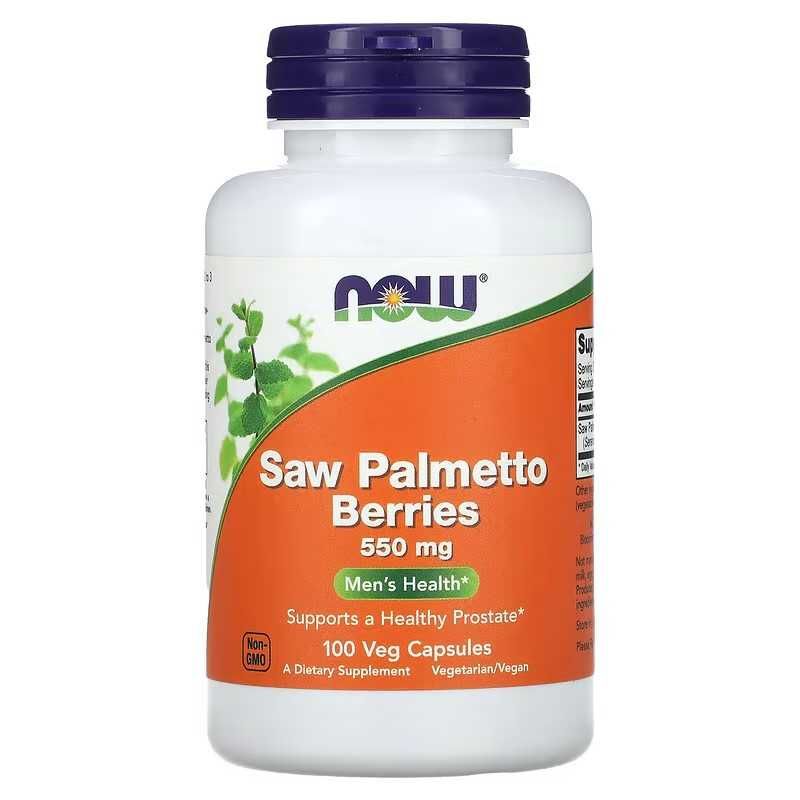NOW Foods Пантотеновая кислота серенои Saw Palmetto Pantothenic Acid