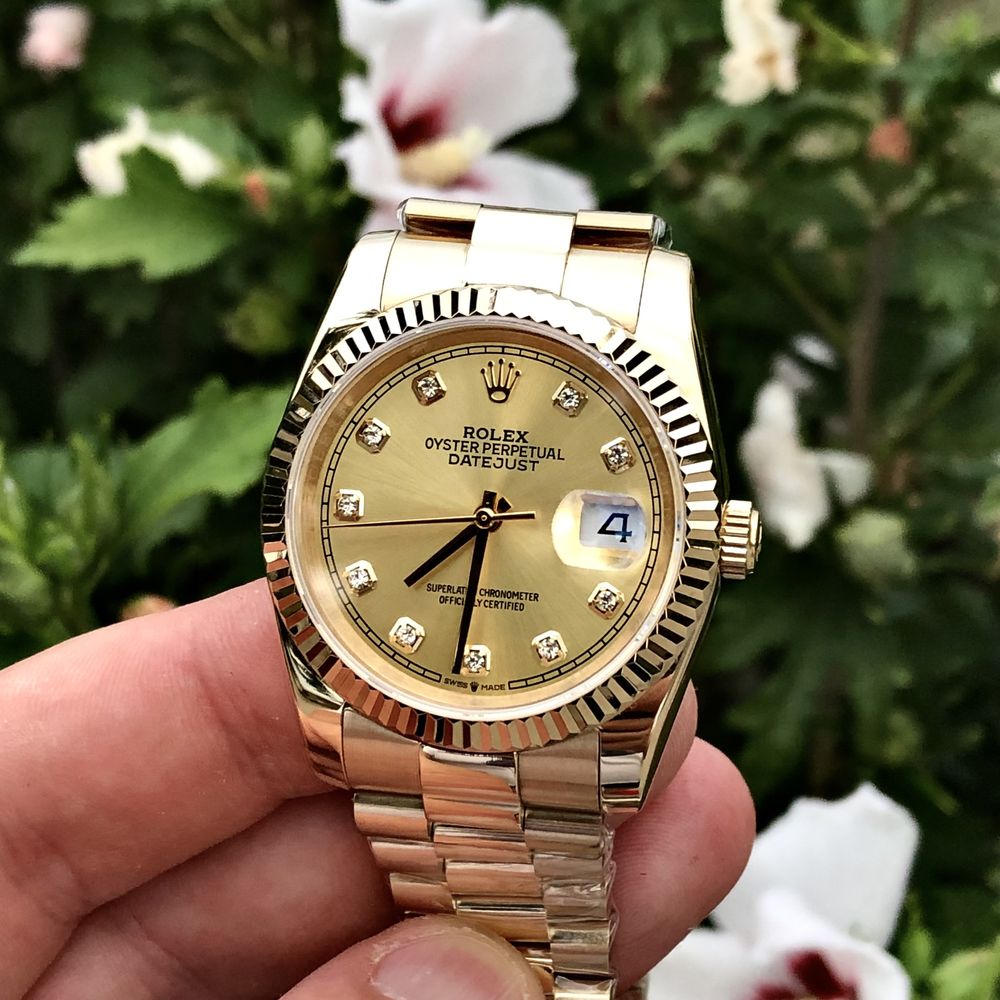 Rolex Datejust 36 mm Gold