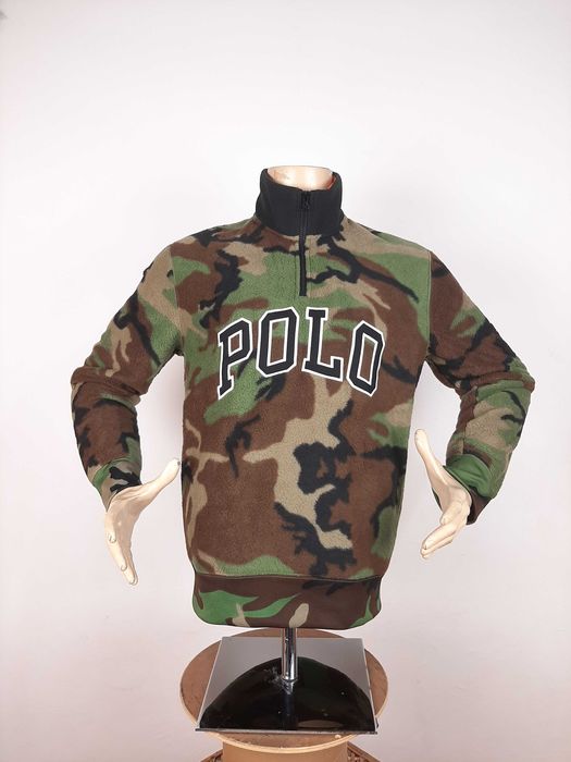 Polo Ralph Lauren - Оригинална мъжка поларена блуза с цип размер M