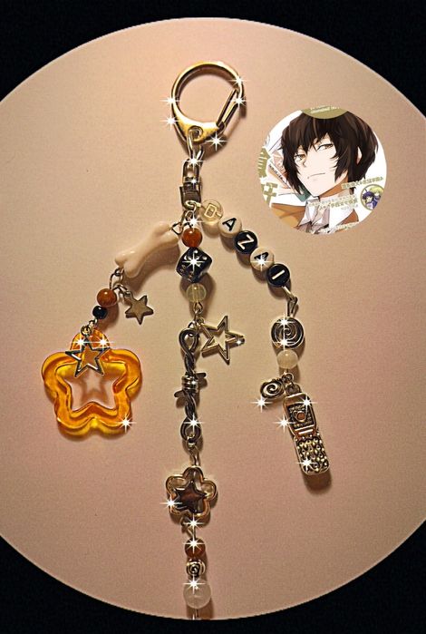 Bungo stray dogs handmade keychains