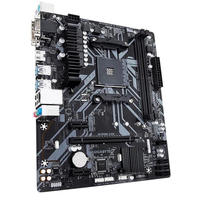 Gigabyte B450M S2H материнская плата