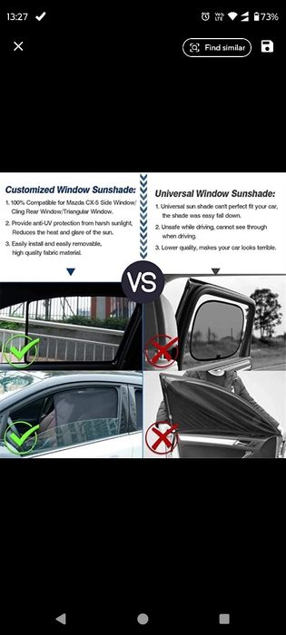 Продавам щори за предни врати Мазда 3 след 2019