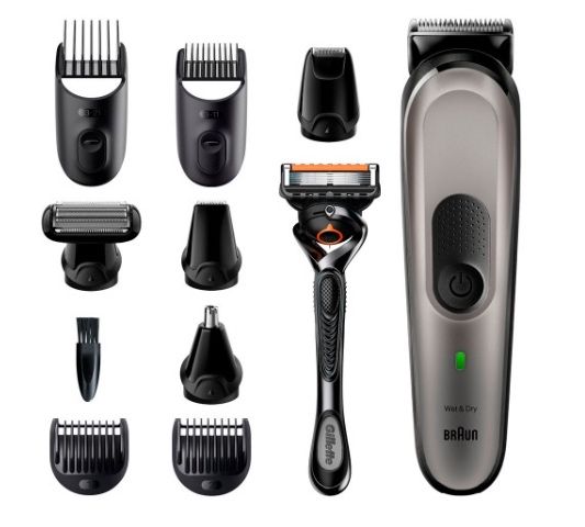 Триммер универсальный Braun MGK7320, 10-в-1 + Бритва Gillette