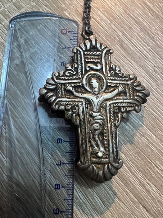 Cruce argint Engolpion Rusia anii 1800