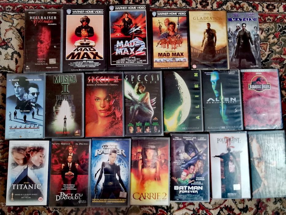 Casete vhs Filme de top 100