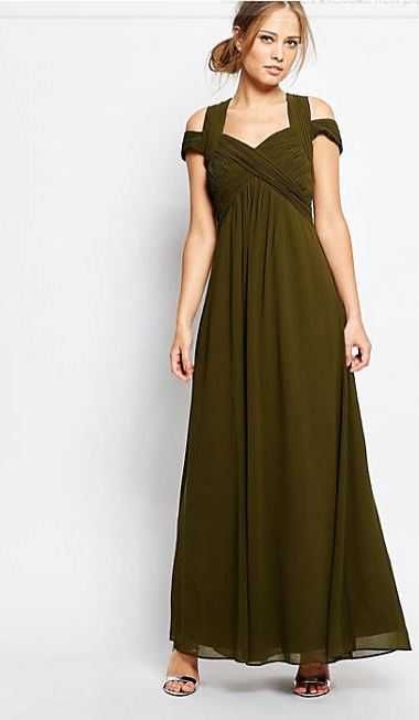 Rochie ASOS Little Mistress Crossover Empire Maxi Dress