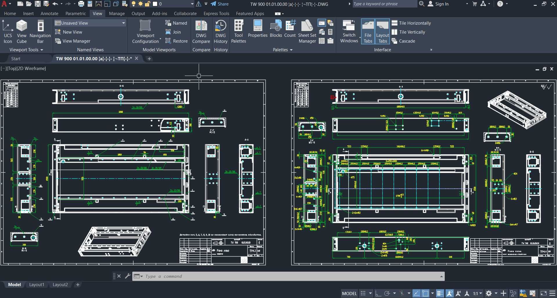 Изработвам чертежи на Аутокад/Autocad