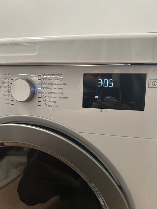 Uscator de rufe Beko DPS7405GXB2, Pompa de caldura, 7 kg, Clasa A++