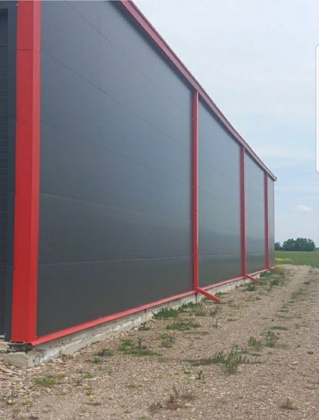 Vand hala pe structura metalică de 34×12×4