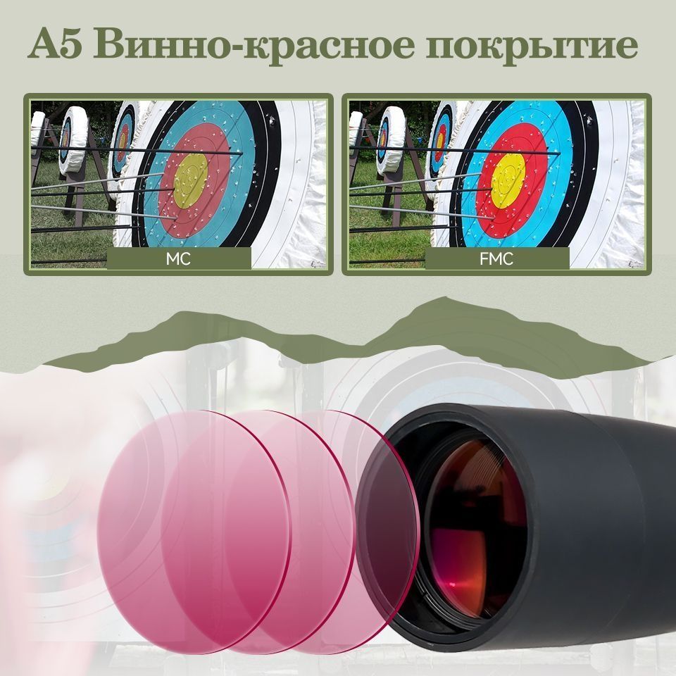 Улучшенная модель SVBONY SV28 PLUS 25-75x 70мм Телескоп. Монокуляр.