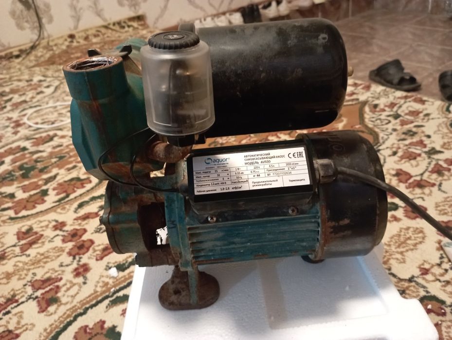 Vakum nasos. Model: AV550. Max bosimi 55 l/min, napor 38 metr gacha.