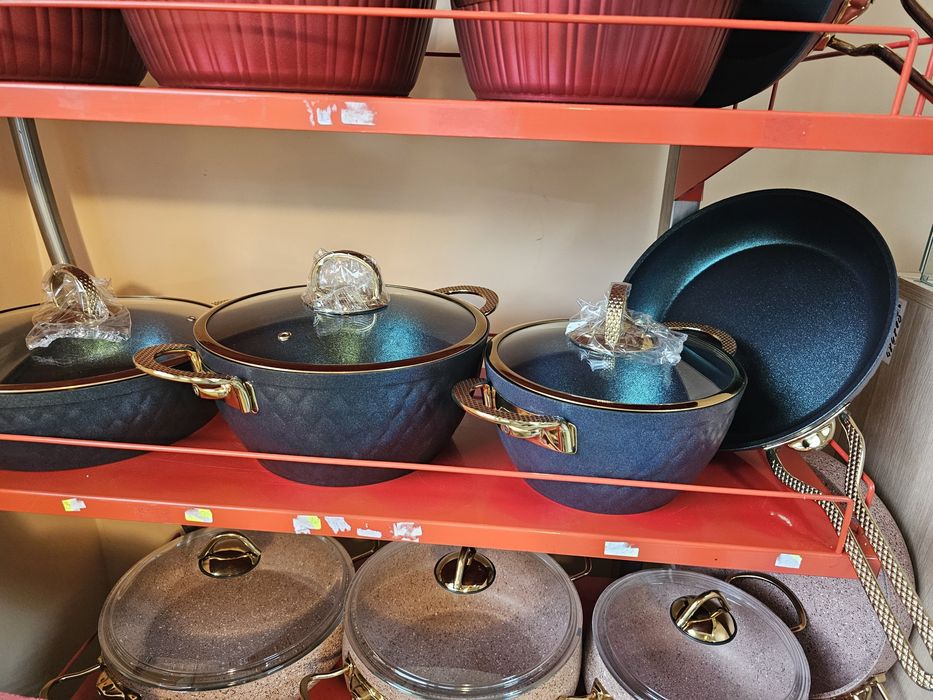 Гранитен комплект тенджери