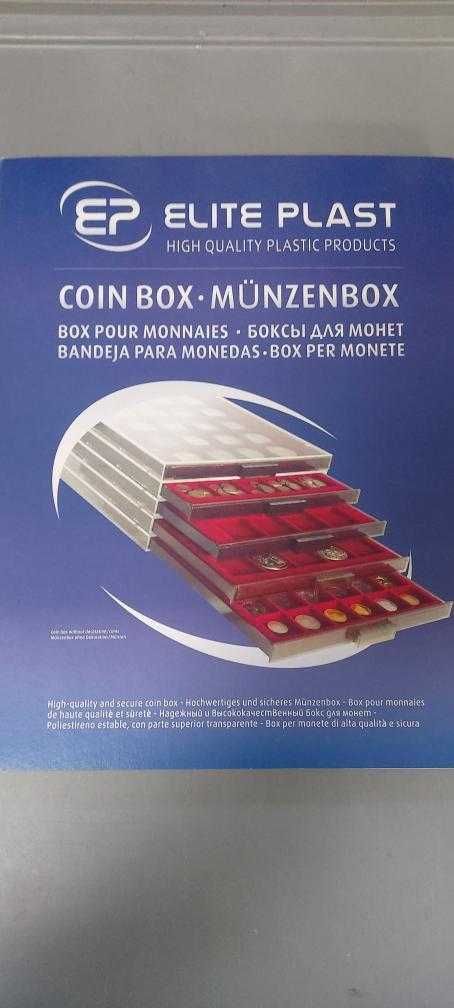 PVC кутия за монети на Elite Plast