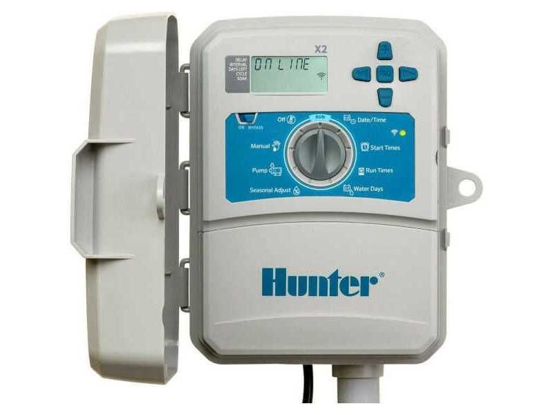 Programator irigatie HUNTER , 6 zone, EXTERIOR X2-601-E, WIFI Ready