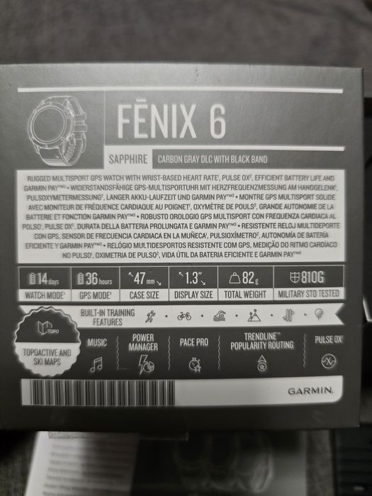 Garmin fenix 6 sapphire