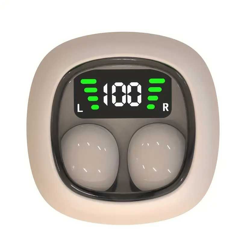 Безжични TWS Earbuds + LED кейс – нови, оригинални