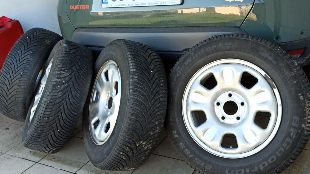 Set roți Dacia Duster anvelope M+S