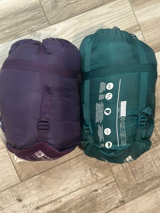 Спален чувал, подложка и възглавница за къмпинг 3/4 сезона