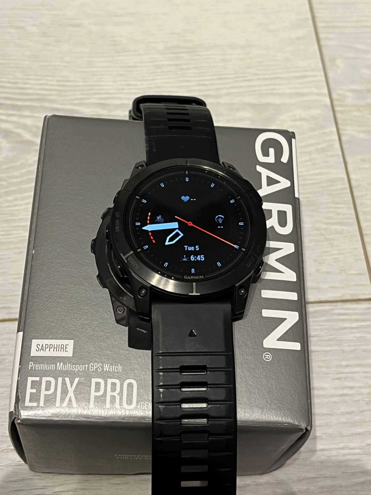 Ceas Garmin EPIX PRO (generația 2) Sapphire Carbon Grey 51 mm