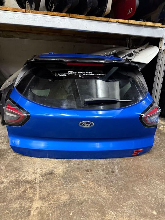 Haion complet FORD PUMA ST-line an 2017-2024 cu stopuri, luneta, stergator si ornamente si deschidere la buton