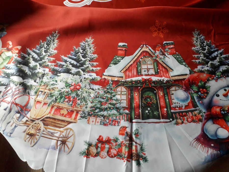 Празнична Коледна покривка
