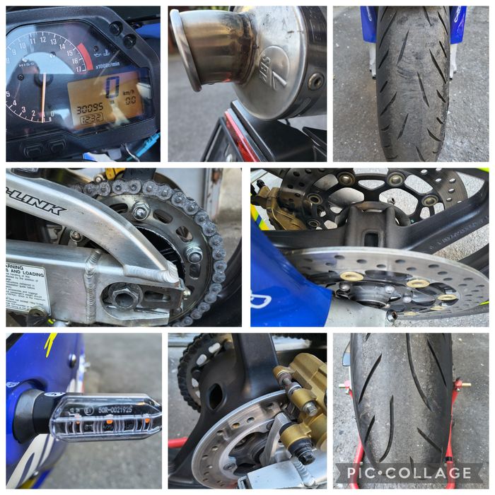 Honda CBR 600 rr Akrapovic Facelift, Movistar Non Facelift