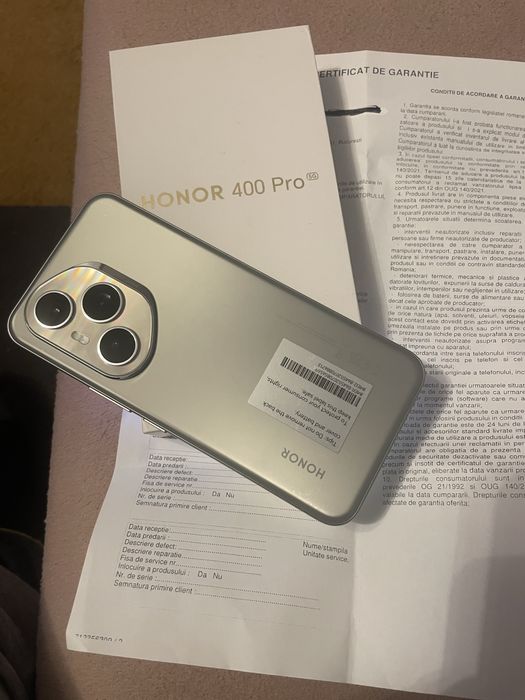 Honor 400 Pro 12 gb Ram cu 512 20 luni garantie