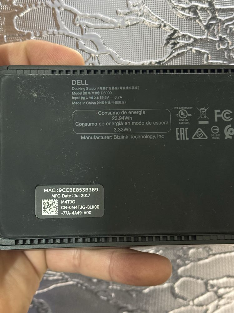 Докинг станция Dell Universal Dock D6000S