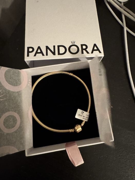 Пандора браслет золото 585 Pandora