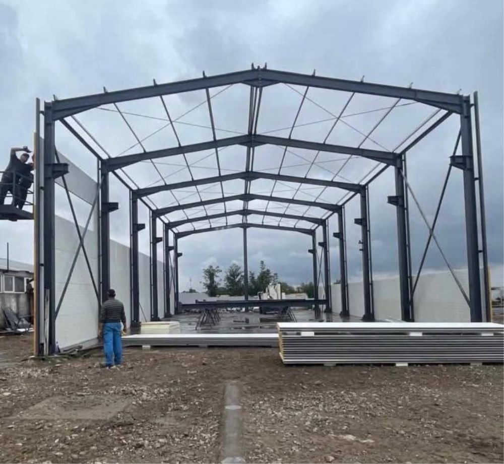 Construim hale metalice din europrofile ofer certificat