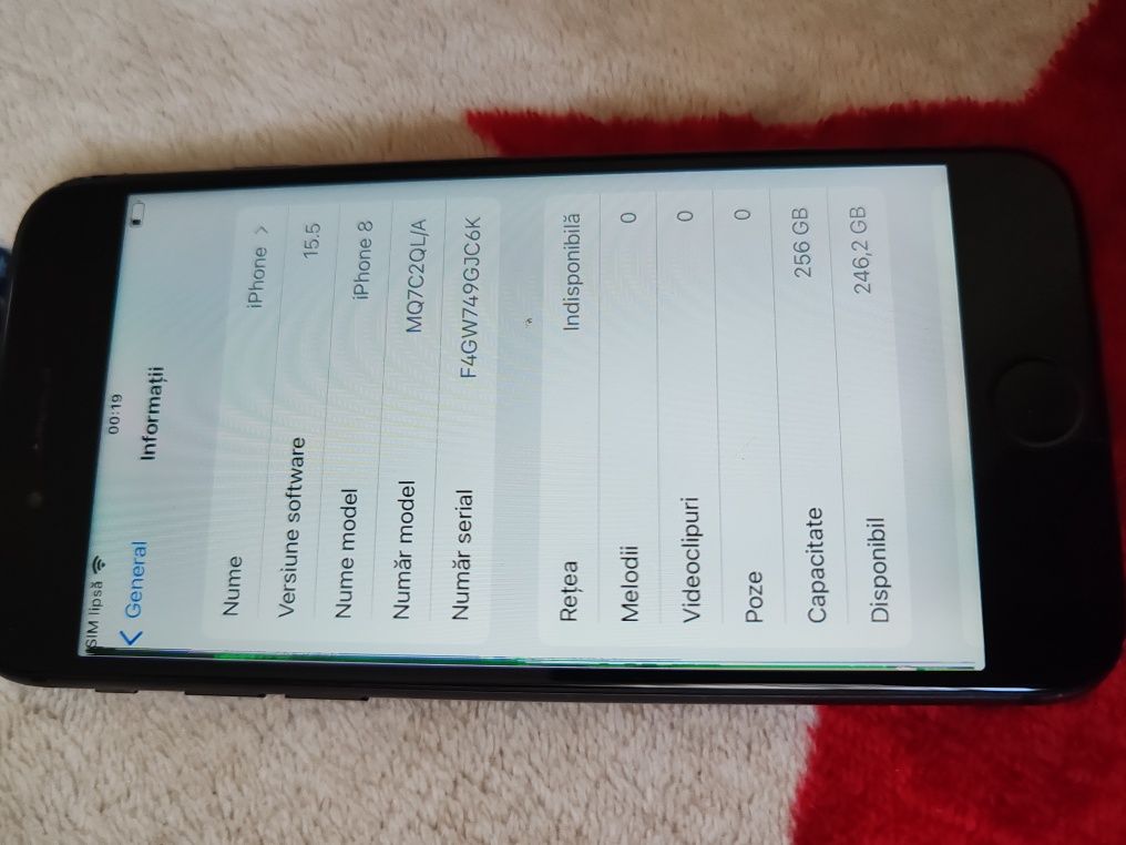 Iphone 8 cu 256gb