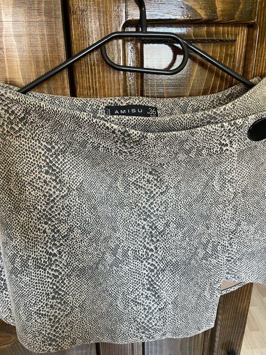 Fusta-pantalon animal-print ,marimea 36