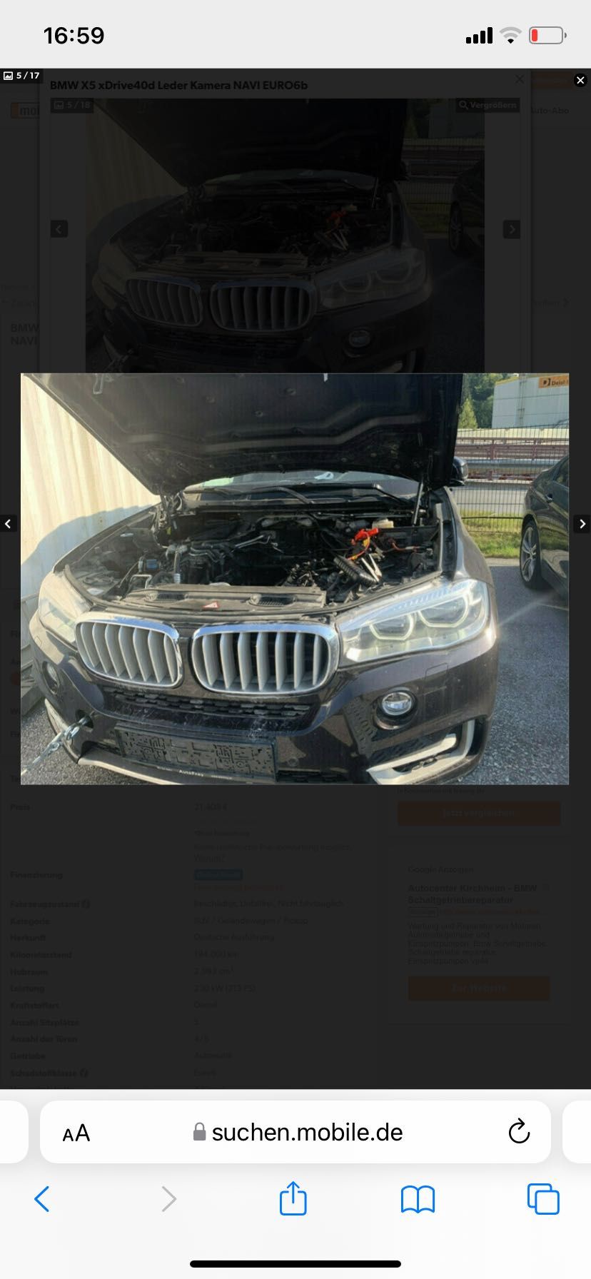 Bmw x5 f15 на части