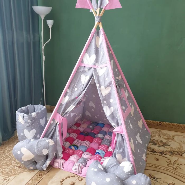 Вигвам из бамбука