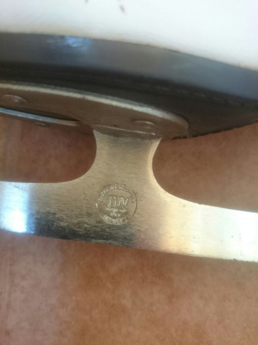 patine piele alba 38