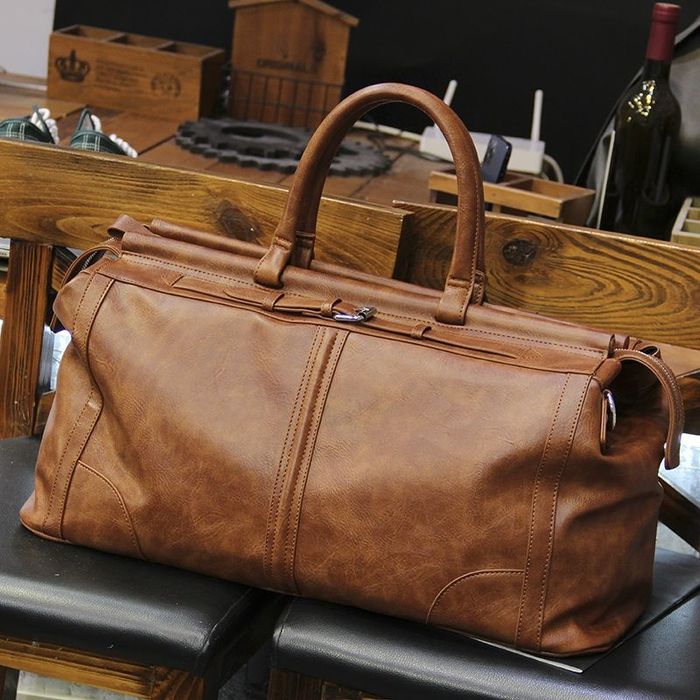 Сумка мужская, кожаная