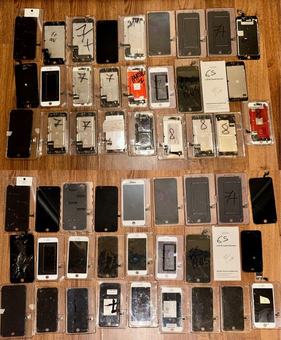 Lot de piese / huse / carcase / display uri Iphone Samsung Huawei
