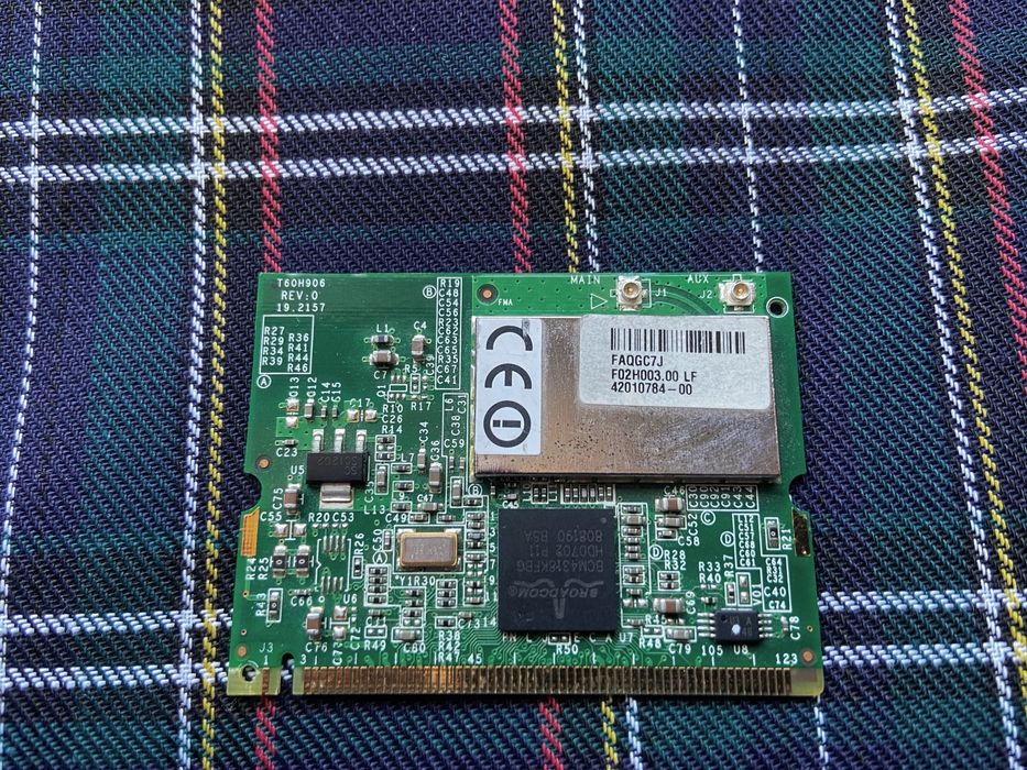 Mini PCI network card(мрежова карта) F02h003.00 lf