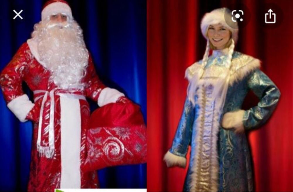 Дед мороз и снегурочка